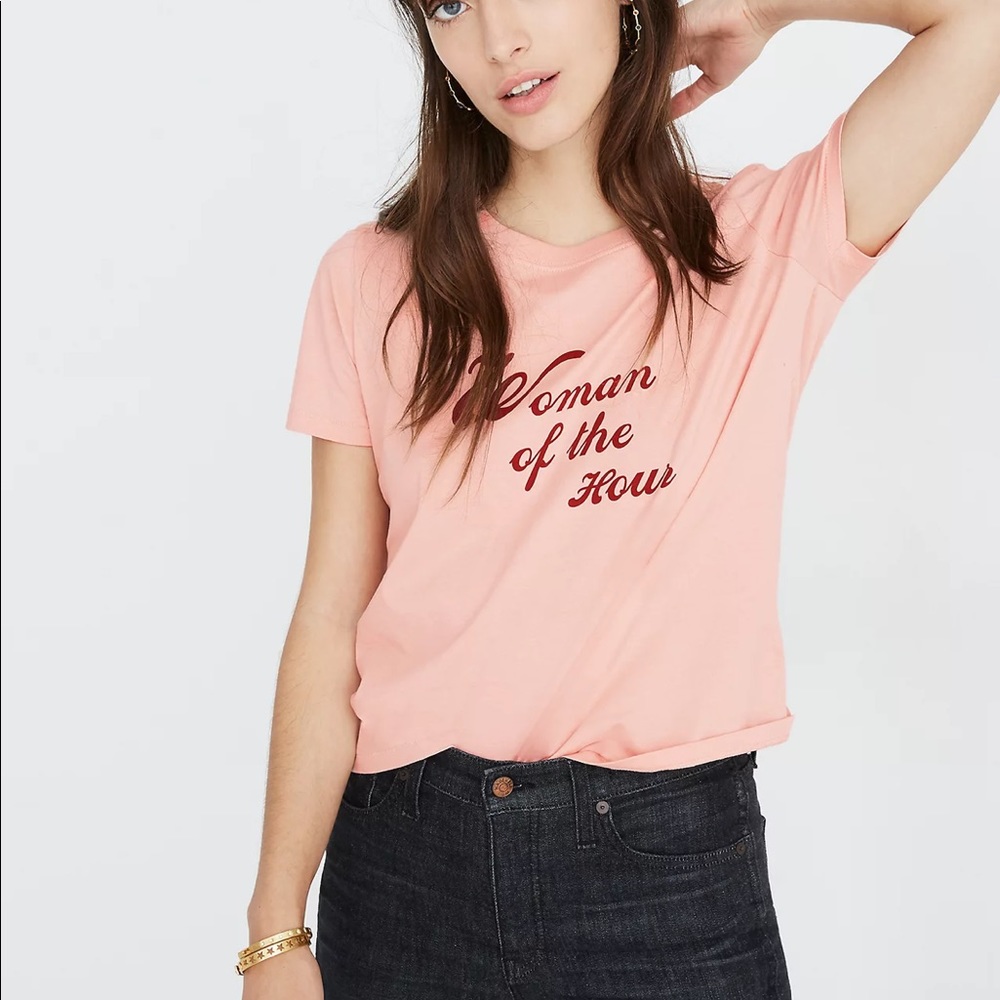 Madewell x Bliss and Mischief Woman of the Hour Slim Tee